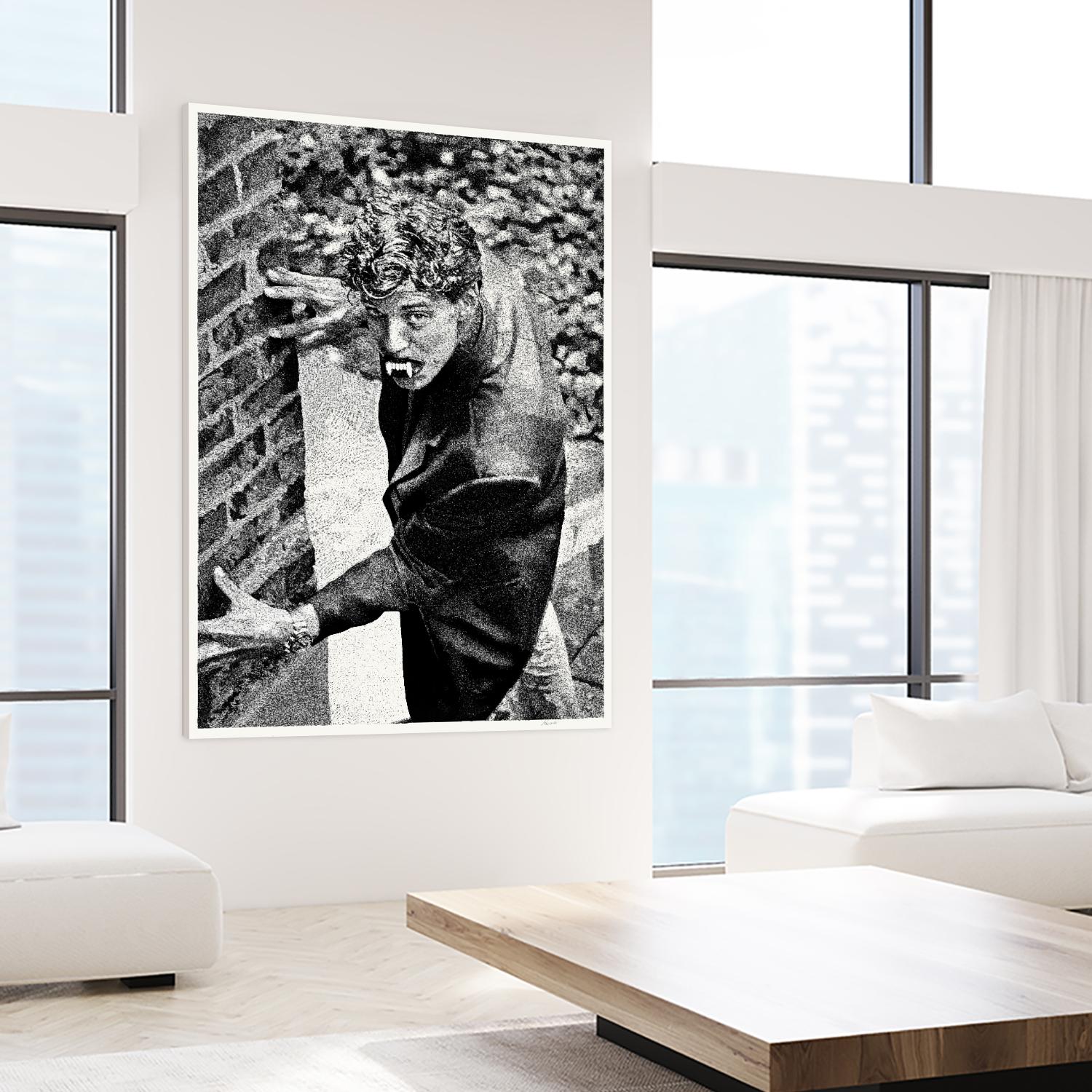 Halloween by Gill Alexander on GIANT ART - white men and women