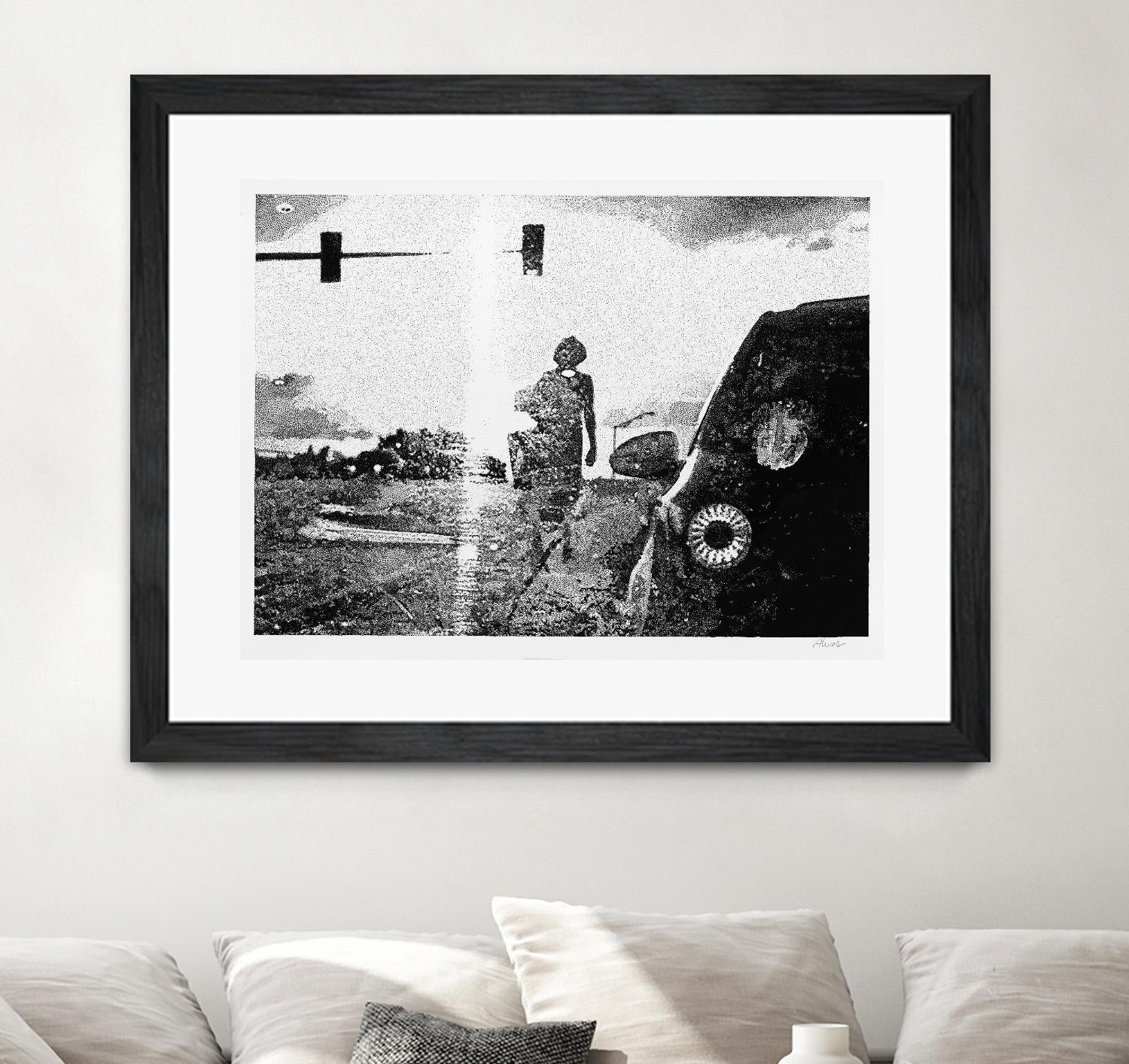 Helen 2014 Median by Gill Alexander on GIANT ART - white black & white