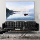 Le solitaire by Jocelyne Maucotel on GIANT ART - blue sea scene
