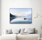 Le solitaire by Jocelyne Maucotel on GIANT ART - blue sea scene