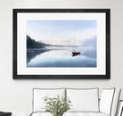 Le solitaire by Jocelyne Maucotel on GIANT ART - red costal tôt le matin