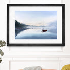 Le solitaire by Jocelyne Maucotel on GIANT ART - red costal tôt le matin