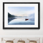 Le solitaire by Jocelyne Maucotel on GIANT ART - red costal tôt le matin