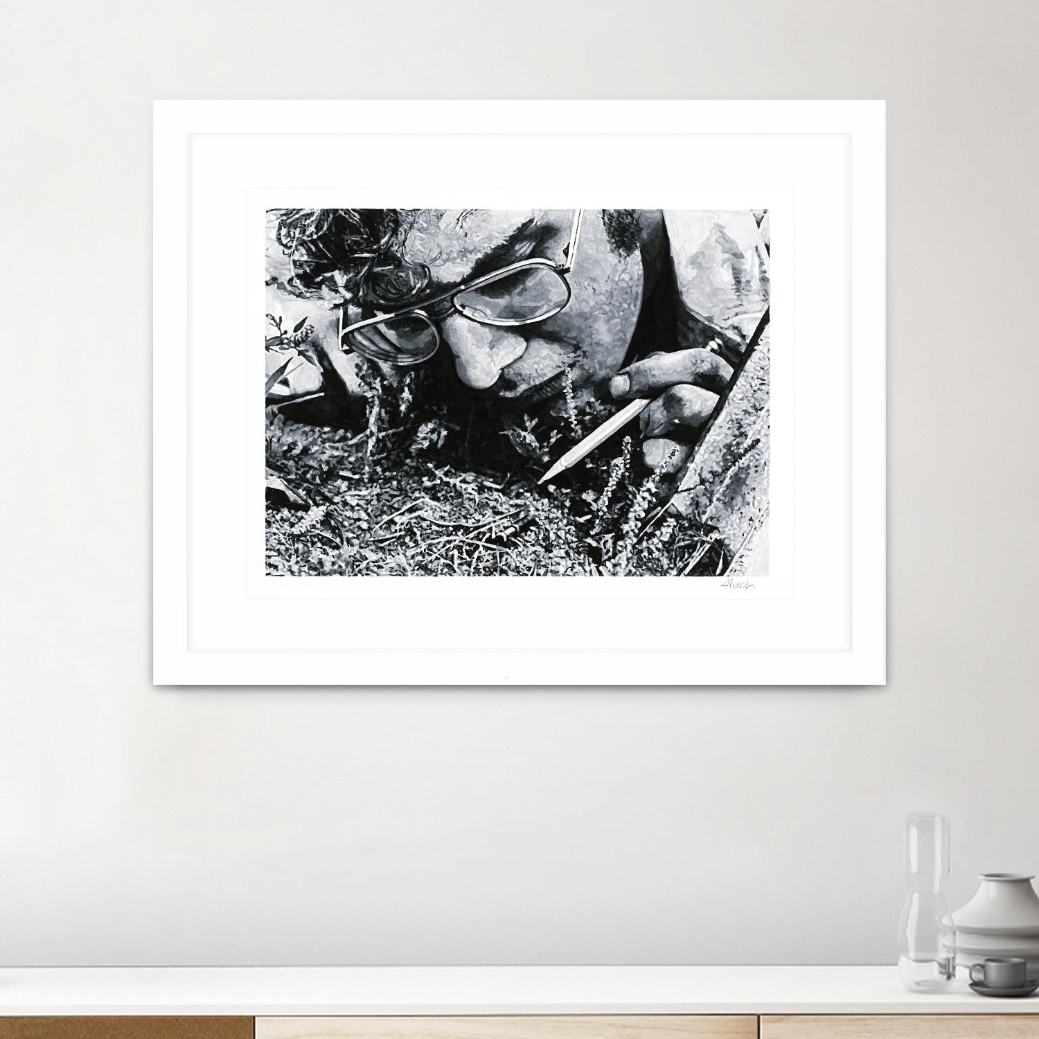 In Situ by Gill Alexander on GIANT ART - white black & white homme