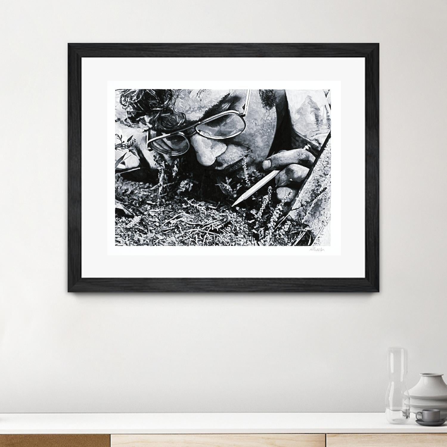 In Situ by Gill Alexander on GIANT ART - white black & white homme