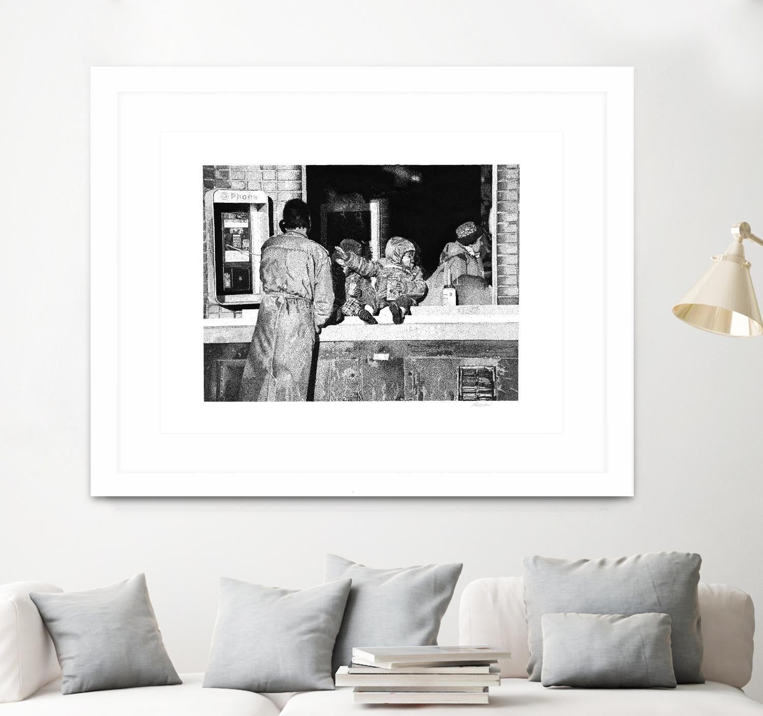 McDonaldland Cookies by Gill Alexander on GIANT ART - white black & white phone