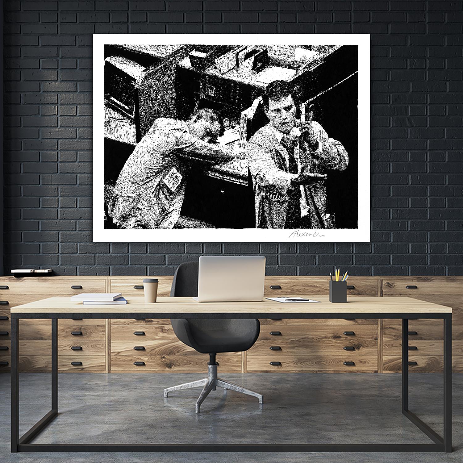 Morgan Stanley 617 by Gill Alexander on GIANT ART - white men and women