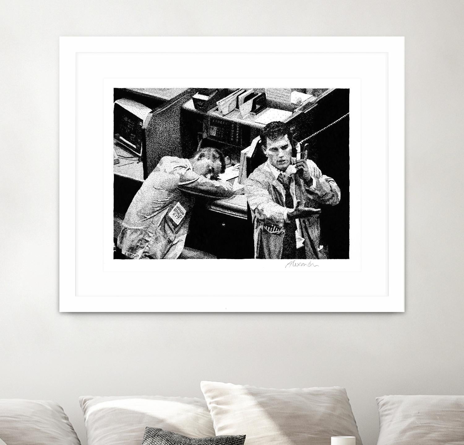 Morgan Stanley 617 by Gill Alexander on GIANT ART - white black & white wall street