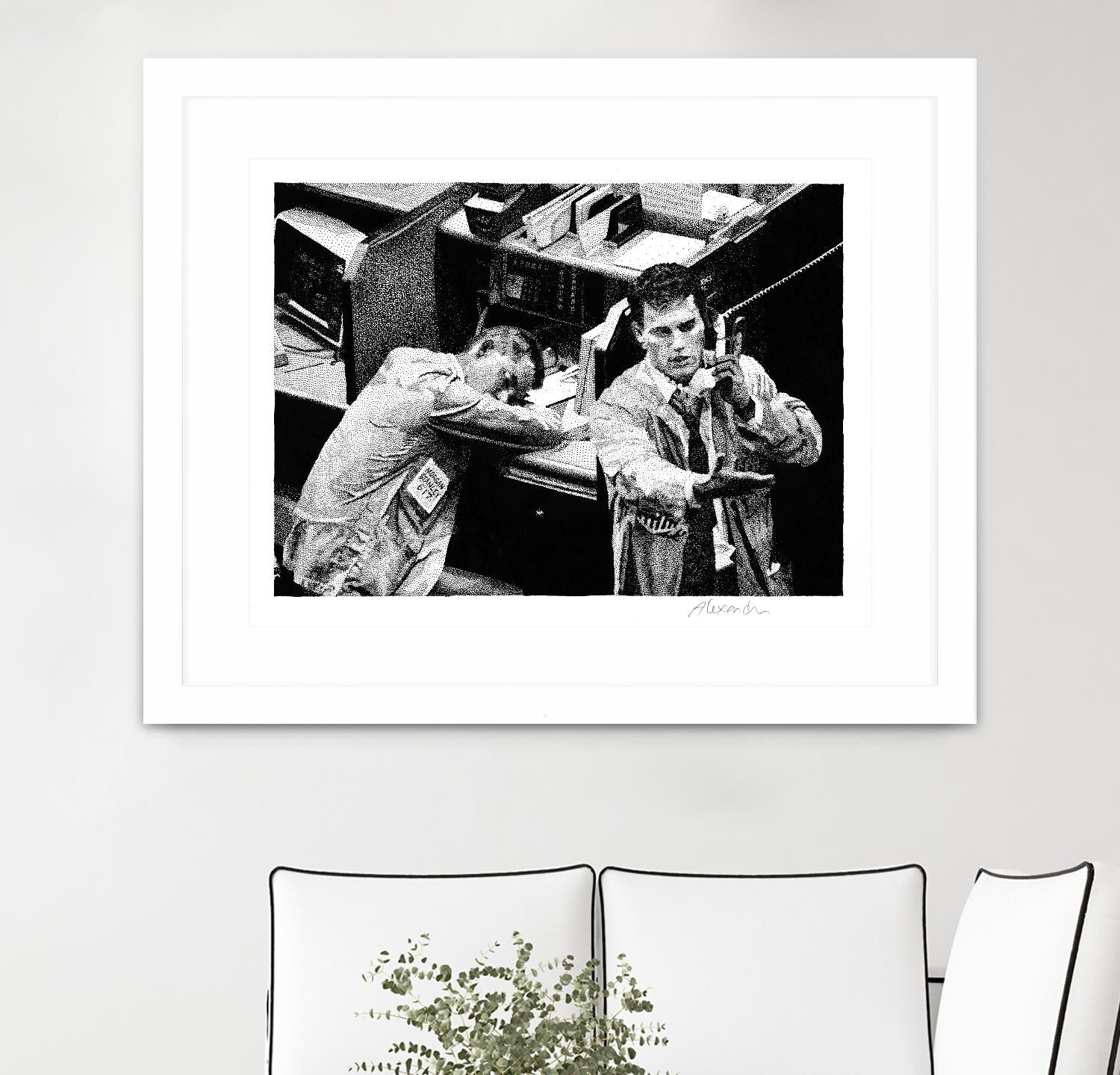 Morgan Stanley 617 by Gill Alexander on GIANT ART - white black & white wall street