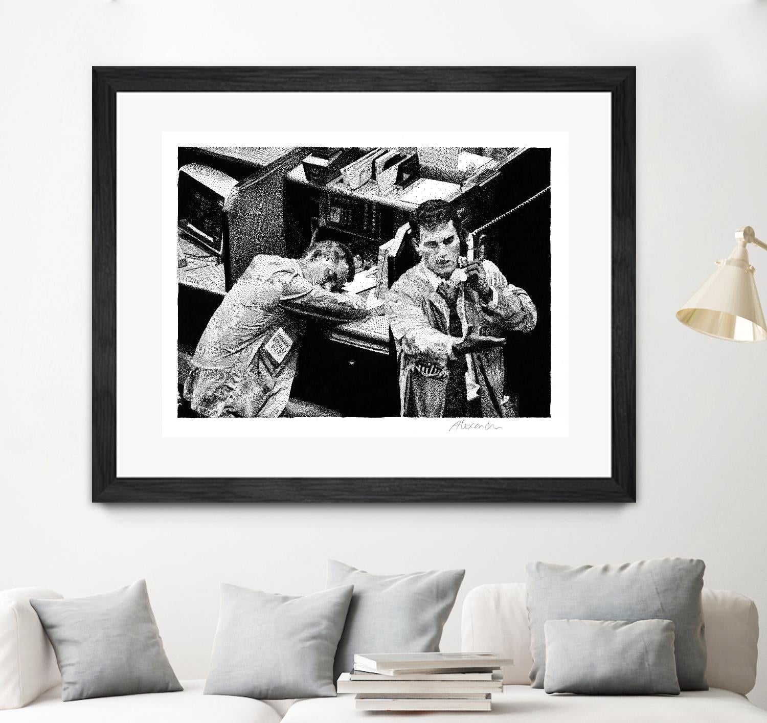 Morgan Stanley 617 by Gill Alexander on GIANT ART - white black & white wall street