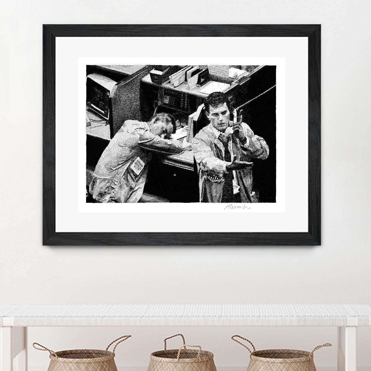 Morgan Stanley 617 by Gill Alexander on GIANT ART - white black & white wall street