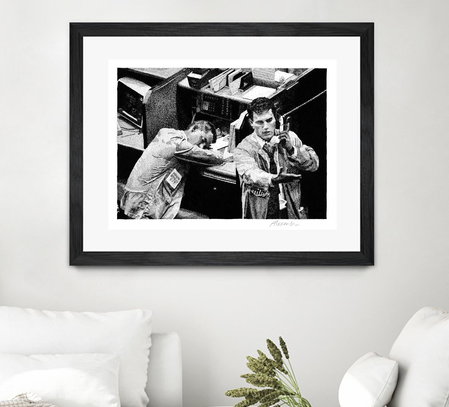 Morgan Stanley 617 by Gill Alexander on GIANT ART - white black & white wall street