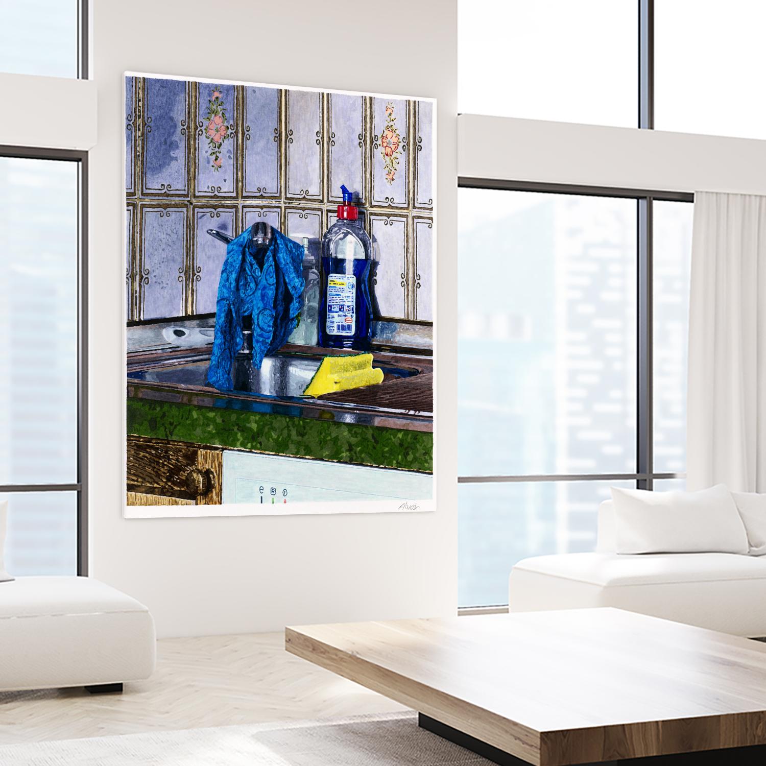 Morning Morlenbach by Gill Alexander on GIANT ART - yellow men and women