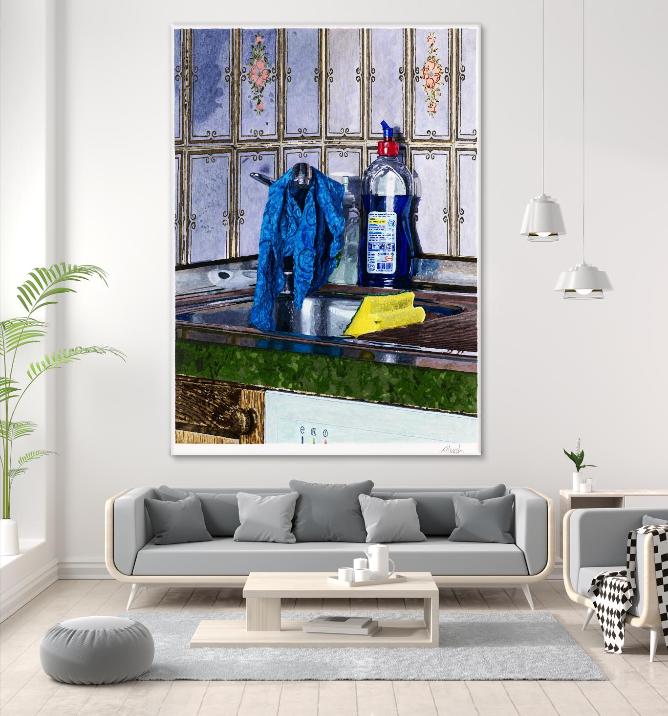 Morning Morlenbach by Gill Alexander on GIANT ART - yellow men and women