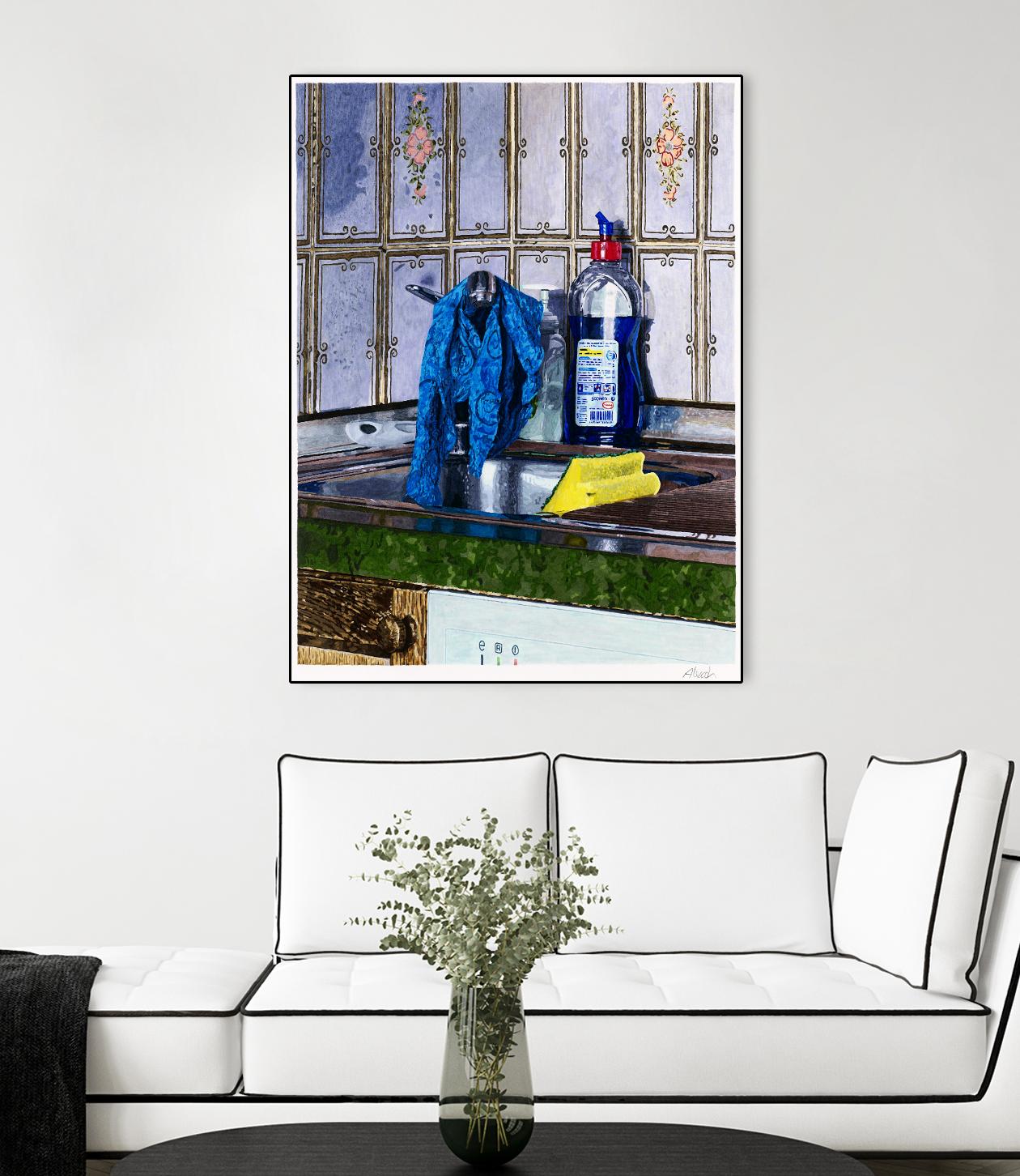 Morning Morlenbach by Gill Alexander on GIANT ART - yellow men and women