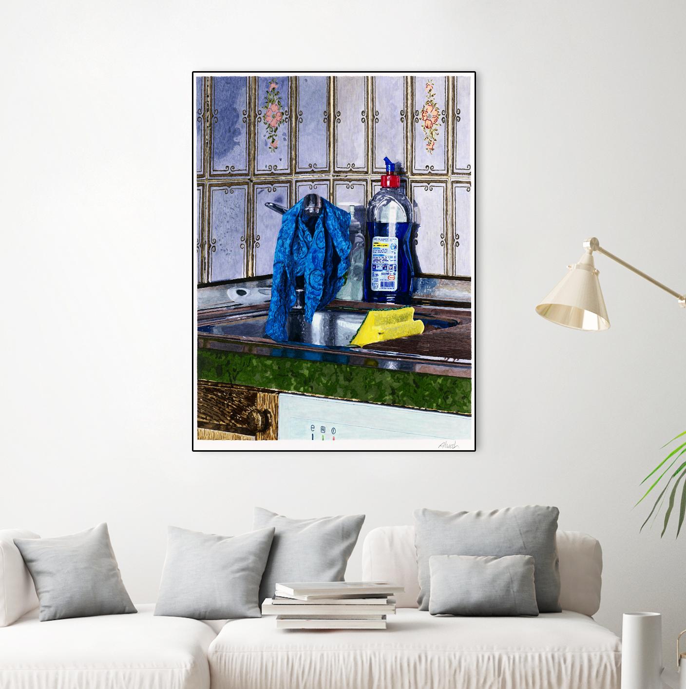 Morning Morlenbach by Gill Alexander on GIANT ART - yellow men and women