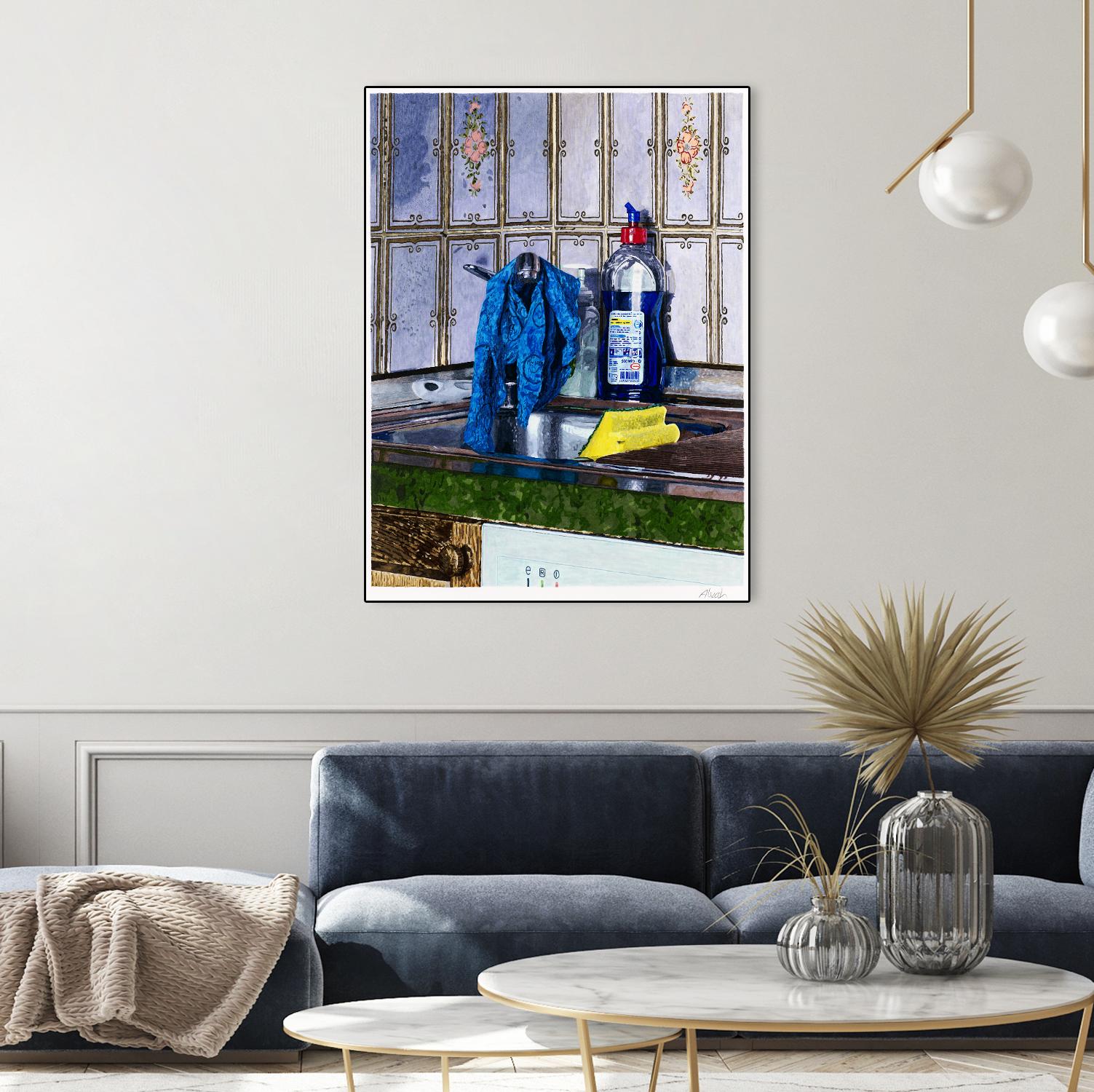 Morning Morlenbach by Gill Alexander on GIANT ART - yellow men and women