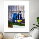 Morning Morlenbach by Gill Alexander on GIANT ART - blue figurative évier