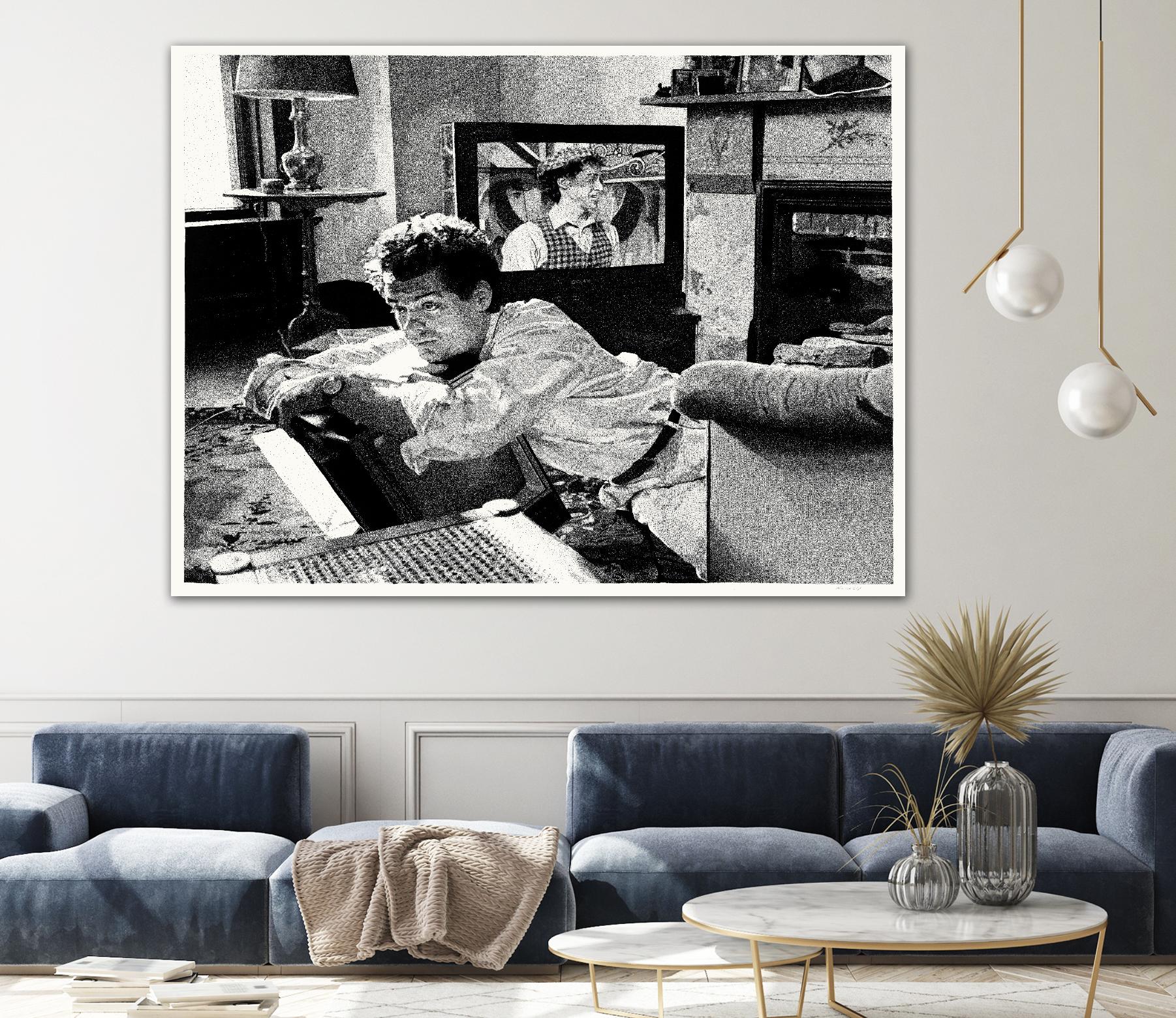 On television by Gill Alexander on GIANT ART - white men and women