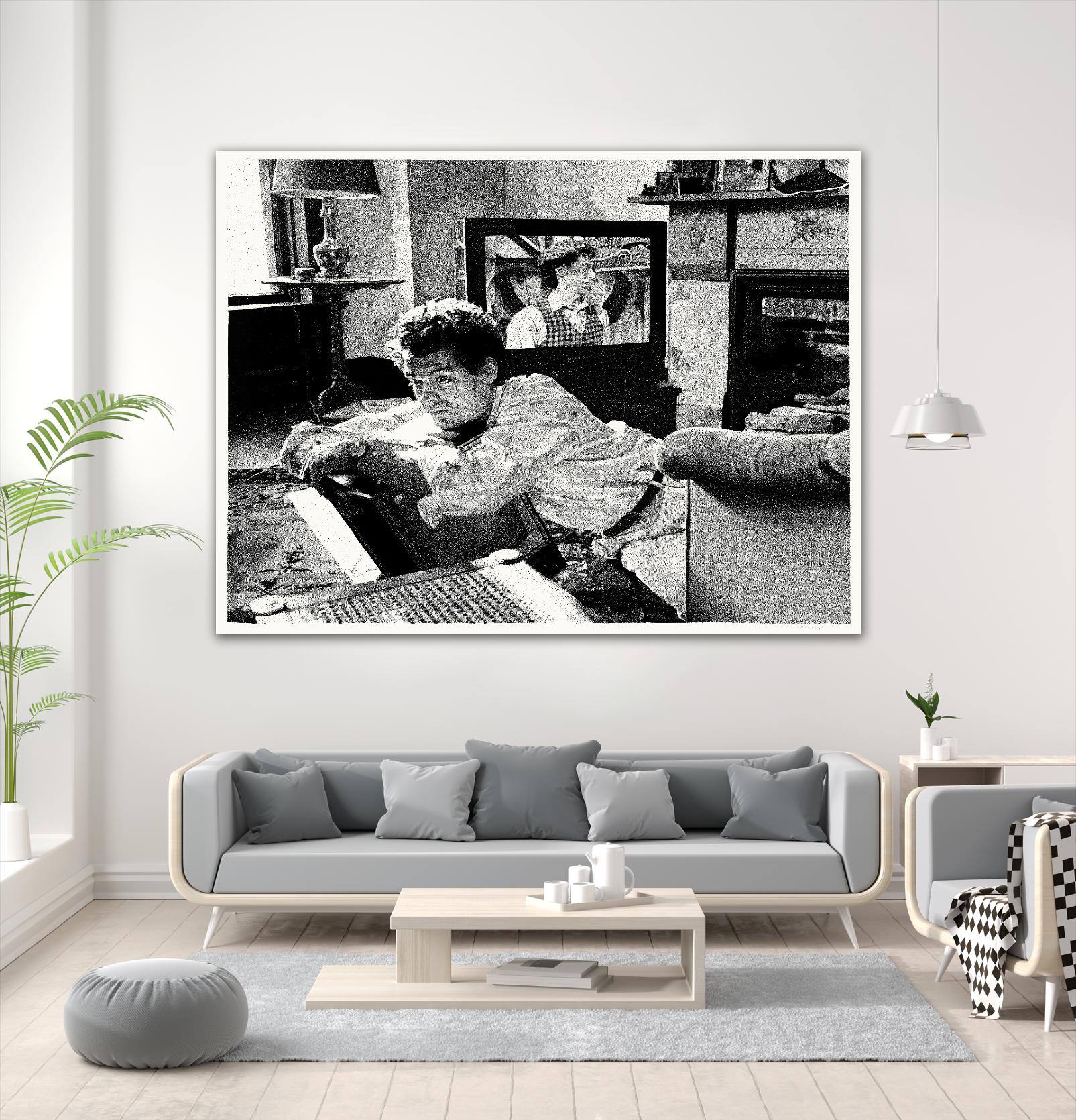 On television by Gill Alexander on GIANT ART - white men and women