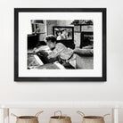 On television by Gill Alexander on GIANT ART - white black & white movie