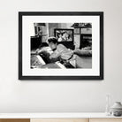 On television by Gill Alexander on GIANT ART - white black & white movie