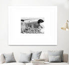 Outing by Gill Alexander on GIANT ART - white black & white woman