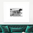 Outing by Gill Alexander on GIANT ART - white black & white woman