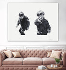 Gun Play by Gill Alexander on GIANT ART - white men and women