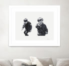 Gun Play by Gill Alexander on GIANT ART - white black & white children