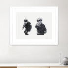 Gun Play by Gill Alexander on GIANT ART - white black & white children