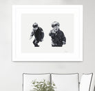 Gun Play by Gill Alexander on GIANT ART - white black & white children