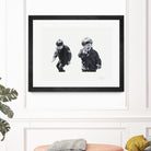 Gun Play by Gill Alexander on GIANT ART - white black & white children