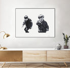 Gun Play by Gill Alexander on GIANT ART - white men and women