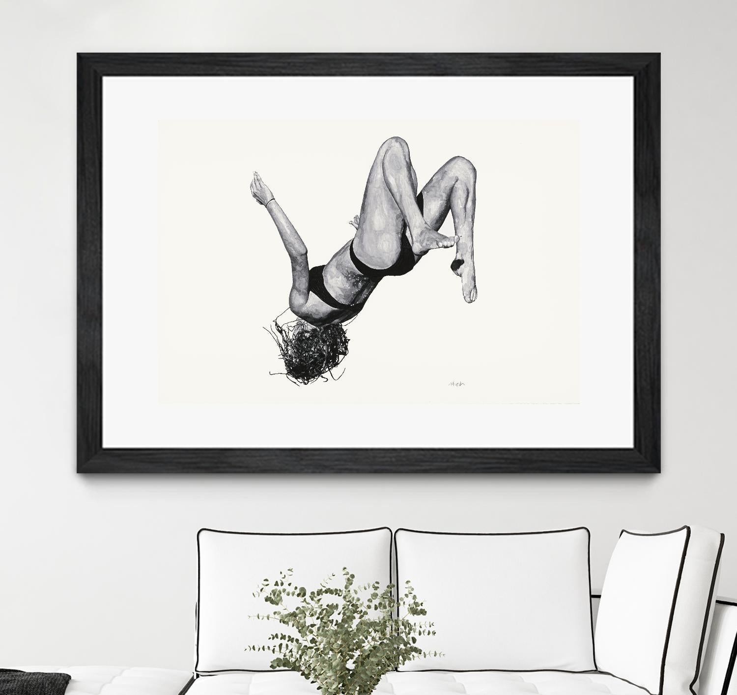 Tricia by Gill Alexander on GIANT ART - white figurative woman