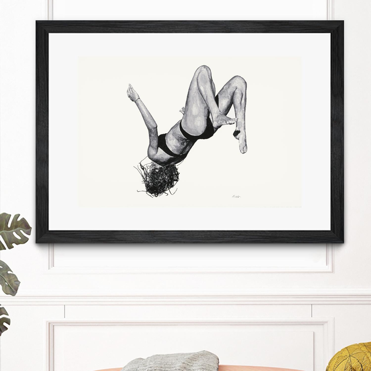 Tricia by Gill Alexander on GIANT ART - white figurative woman