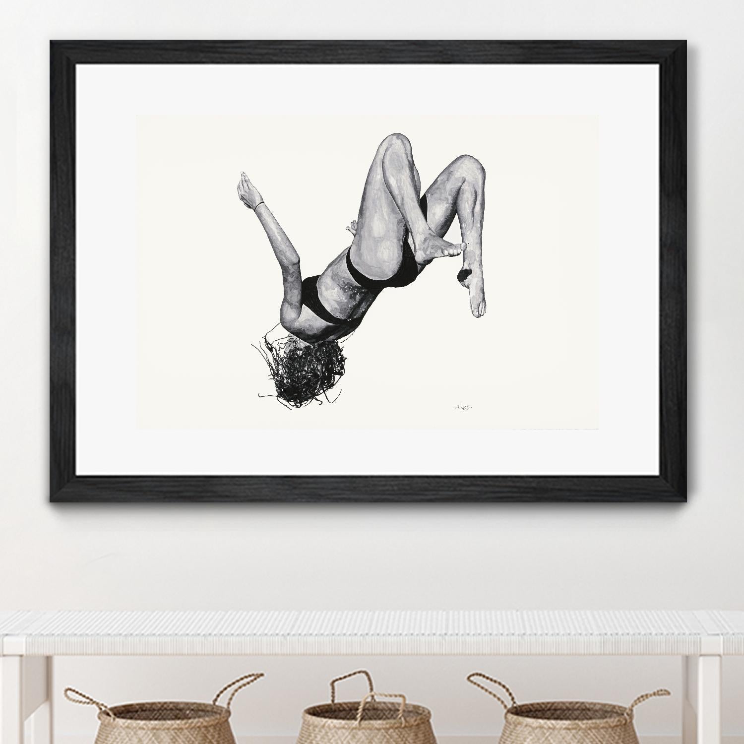 Tricia by Gill Alexander on GIANT ART - white figurative woman