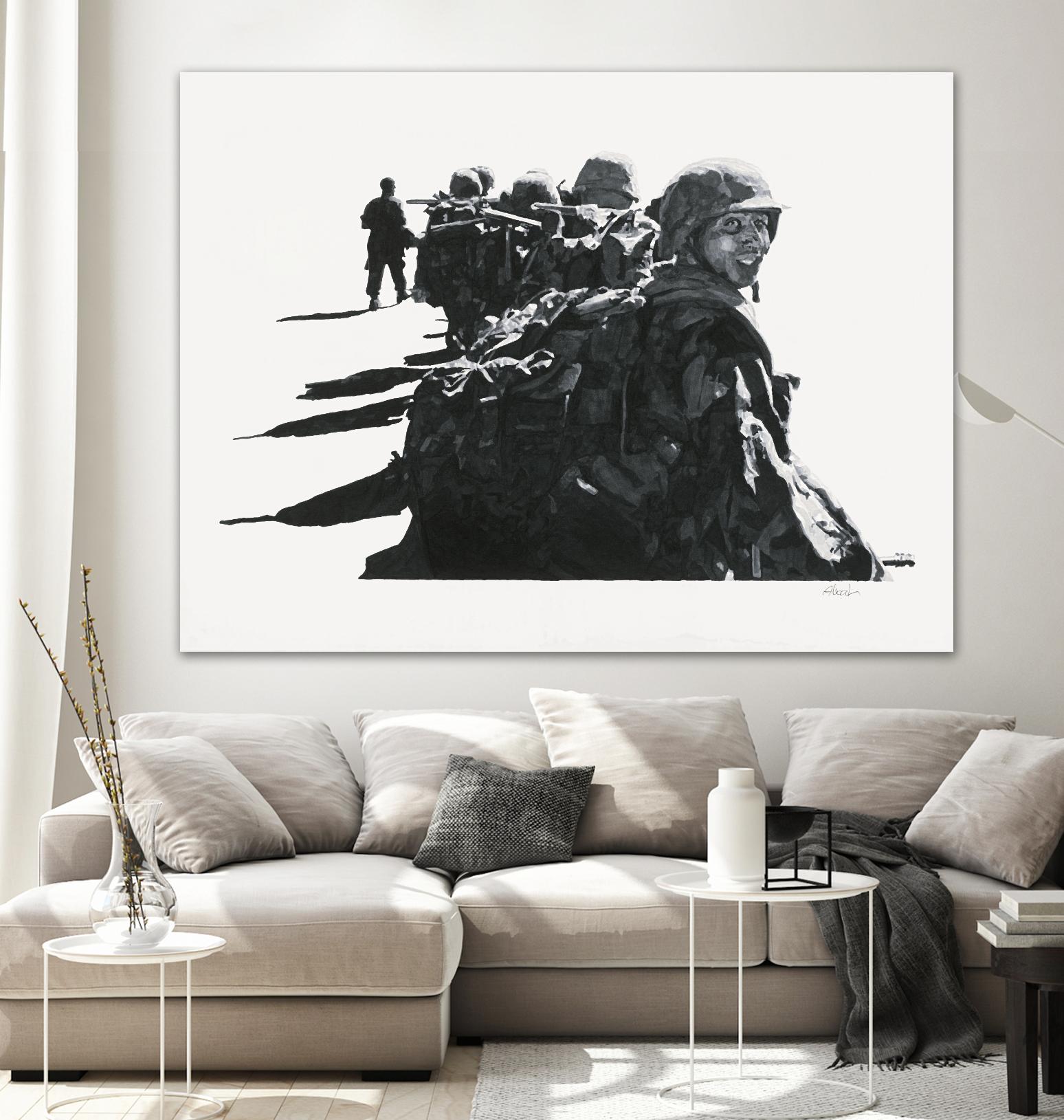 Last look by Gill Alexander on GIANT ART - white men and women