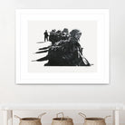 Last look by Gill Alexander on GIANT ART - white black & white