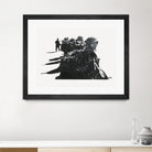 Last look by Gill Alexander on GIANT ART - white black & white