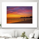 Costa Rican sunset stroll by Nick Jackson on GIANT ART - pink photo art