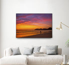 Costa Rican sunset stroll by Nick Jackson on GIANT ART - pink photo art