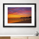Costa Rican sunset stroll by Nick Jackson on GIANT ART - pink photo art