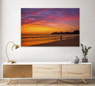 Costa Rican sunset stroll by Nick Jackson on GIANT ART - pink photo art