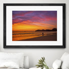 Costa Rican sunset stroll by Nick Jackson on GIANT ART - pink photo art