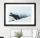 Descending the mountain, Antarctica by Nick Jackson on GIANT ART - white photo art