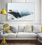Descending the mountain, Antarctica by Nick Jackson on GIANT ART - white photo art