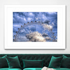 Top half of the London Eye by Nick Jackson on GIANT ART - white photo art