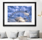 Top half of the London Eye by Nick Jackson on GIANT ART - white photo art
