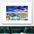 Vernazza Sunset, Cinque Terre, Italy by Nick Jackson on GIANT ART - green costal